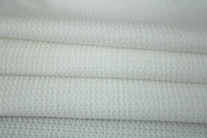 Tissu piqué de coton - blanc - photo 2/3 | So Tissus