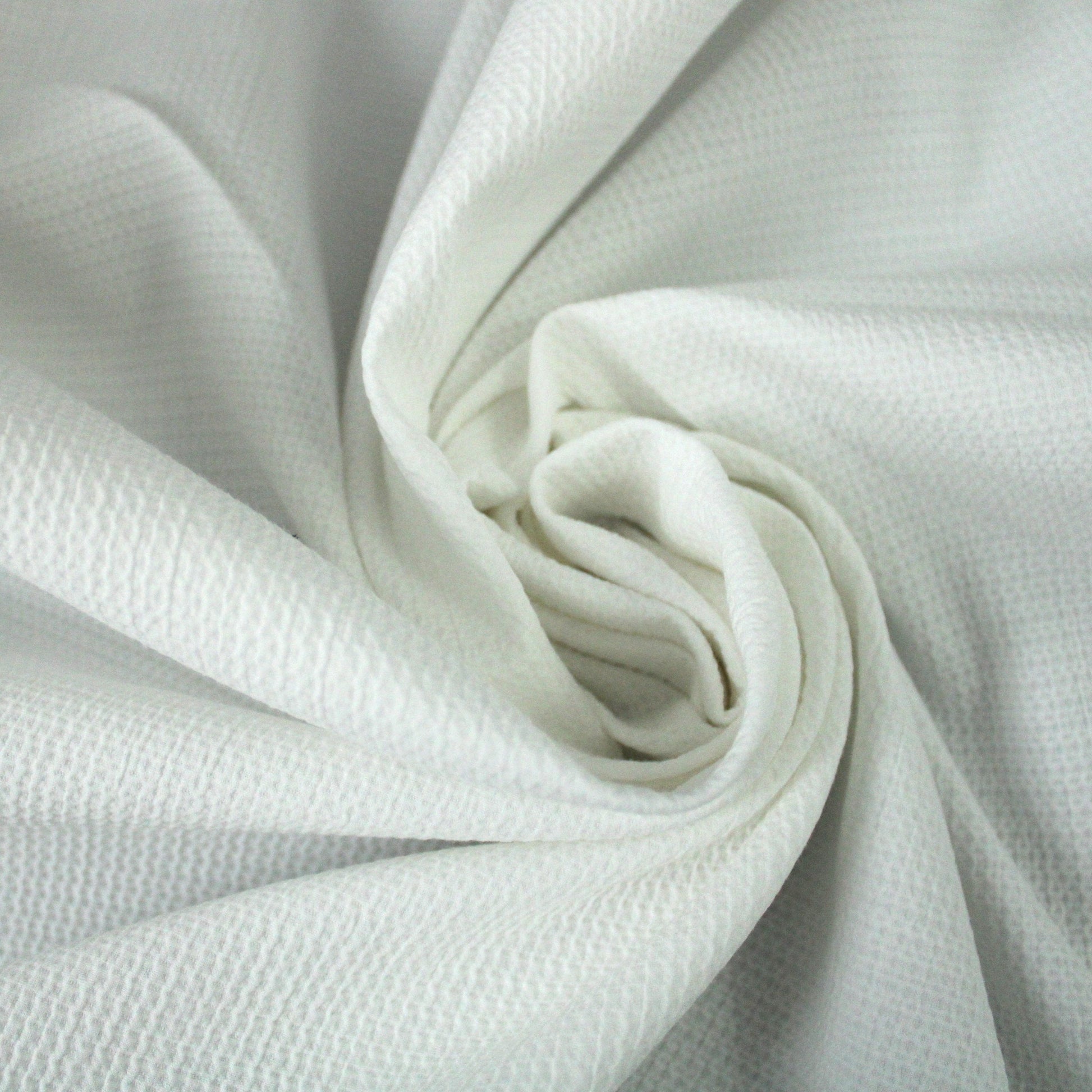 Tissu piqué de coton - blanc - photo 1/3 | So Tissus