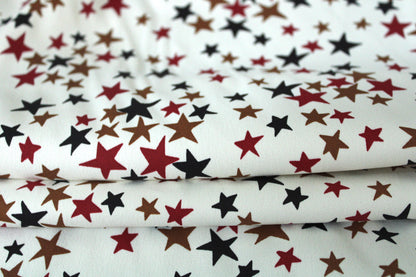 Tissu crêpe viscose stretch - imprimé étoiles - photo 2/5 | So Tissus