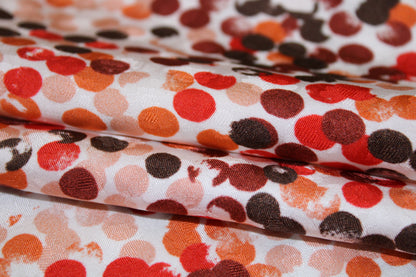 Tissu crêpe viscose - imprimé tacheté - photo 2/5 | So Tissus