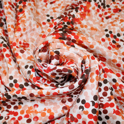 Tissu crêpe viscose - imprimé tacheté - photo 1/5 | So Tissus