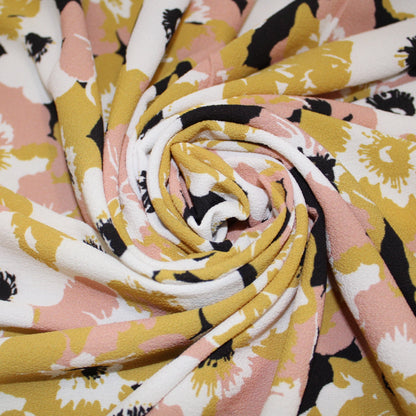 Tissu crêpe - imprimé fleuri - photo 1/5 | So Tissus