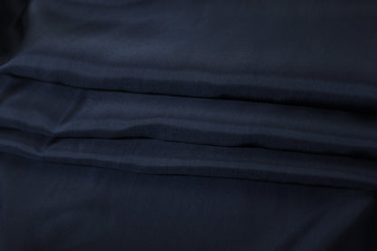 Doublure cupro - bleu marine - photo 2/3 | So Tissus