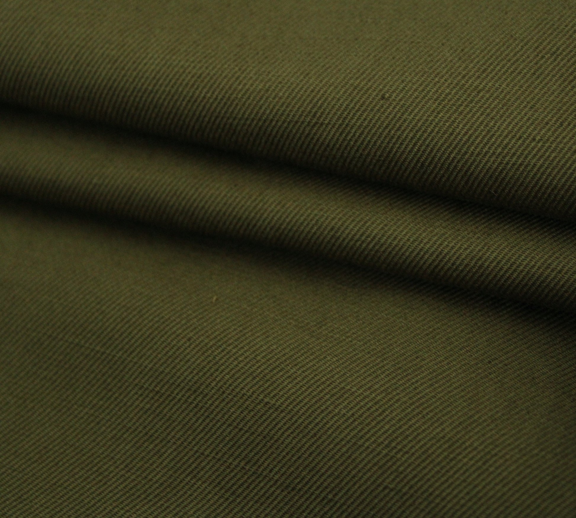 Tissu gabardine coton - kaki - photo 2/3 | So Tissus