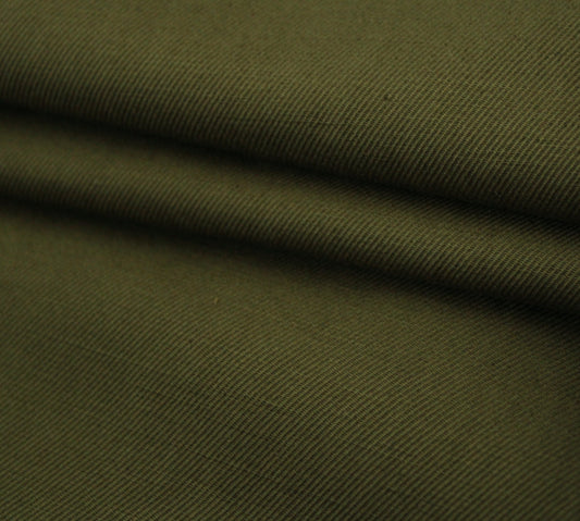 Tissu gabardine coton - kaki - photo 2/3 | So Tissus