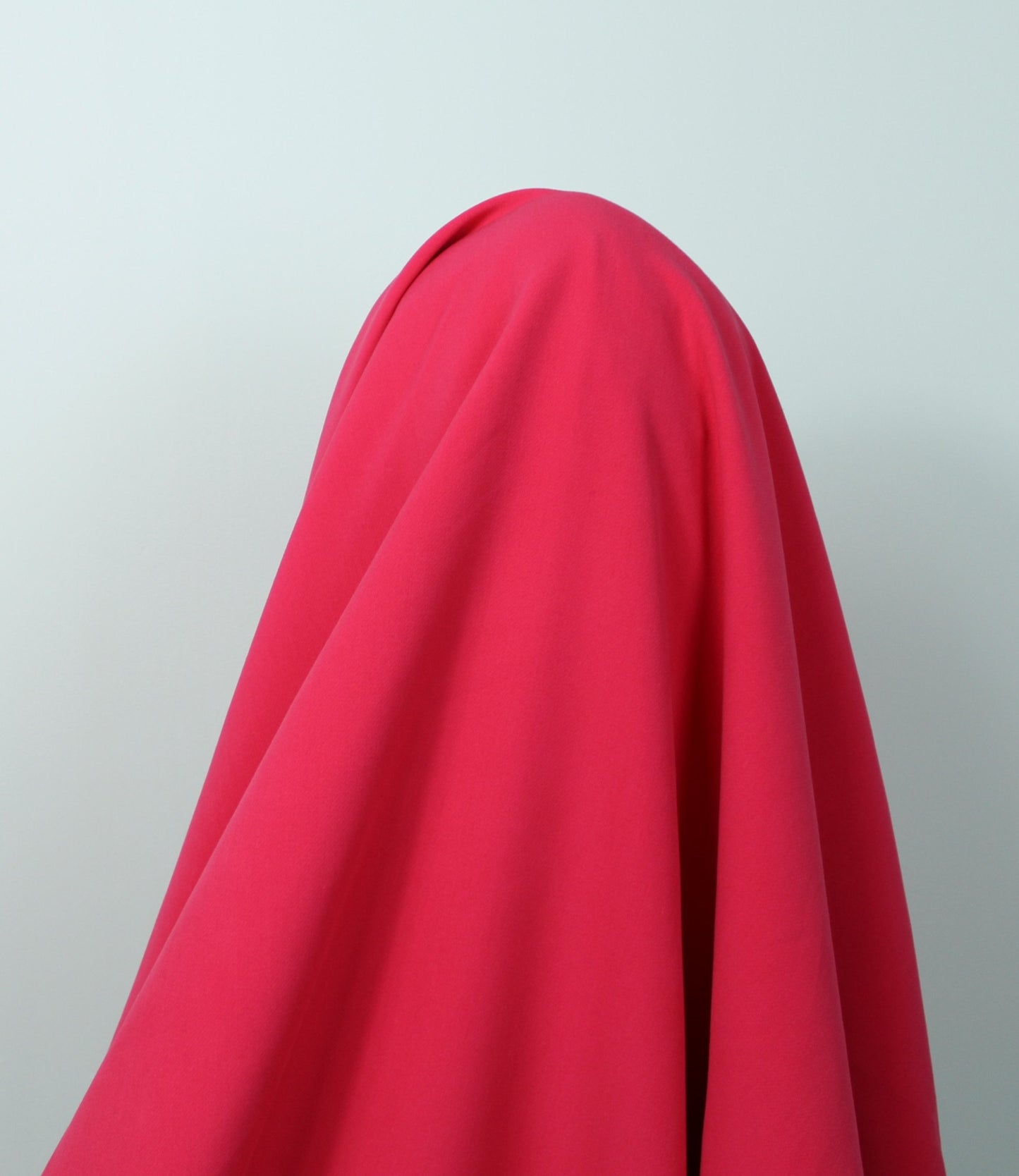 Tissu double crêpe - rose fuchsia - photo 2/3 | So Tissus