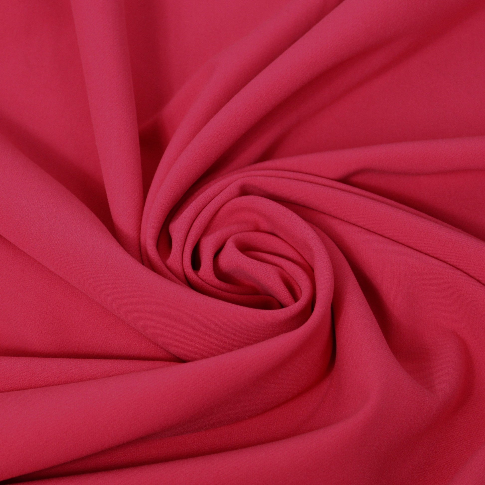 Tissu double crêpe - rose fuchsia - photo 1/3 | So Tissus