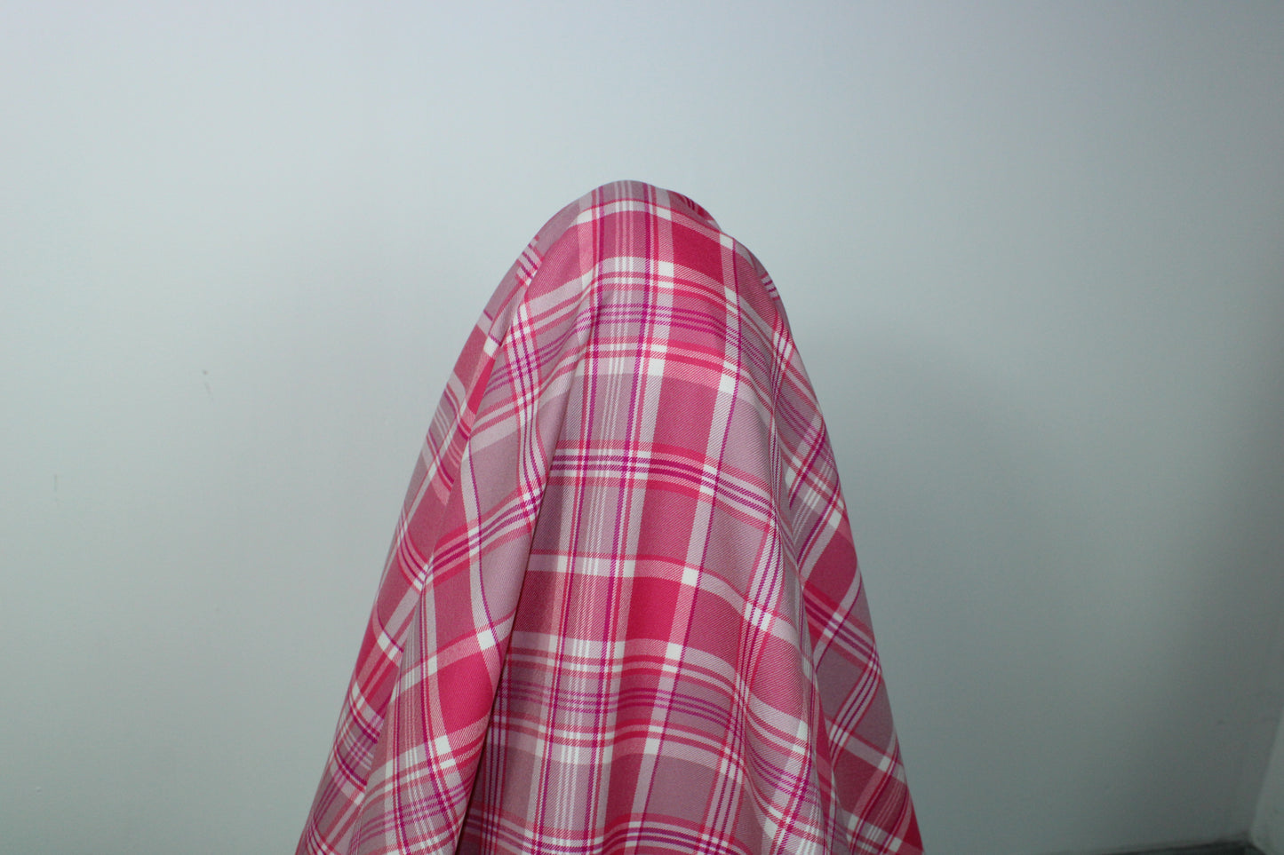Tissu tartan de laine - à carreaux rose - photo 3/5 | So Tissus