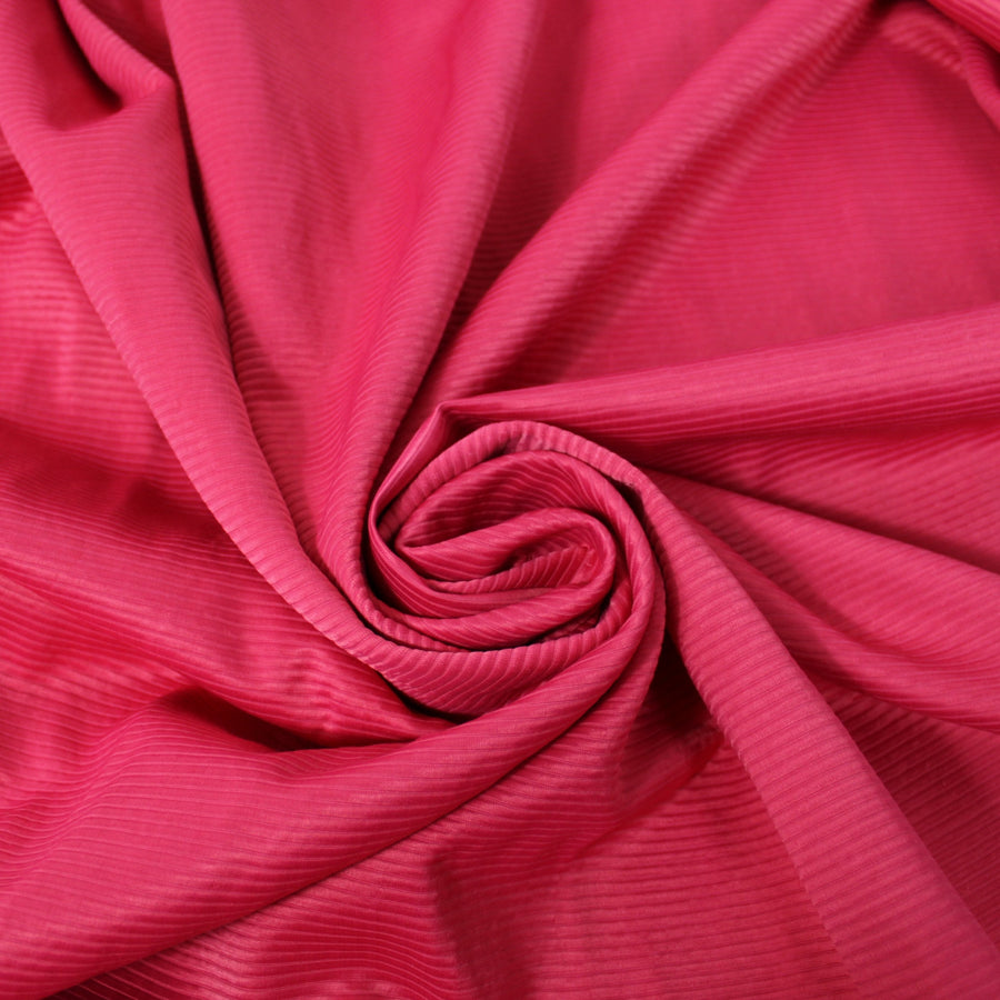 Tissu ottoman - rose vif