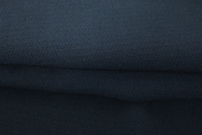 Tissu double crêpe - bleu marine - photo 2/3 | So Tissus