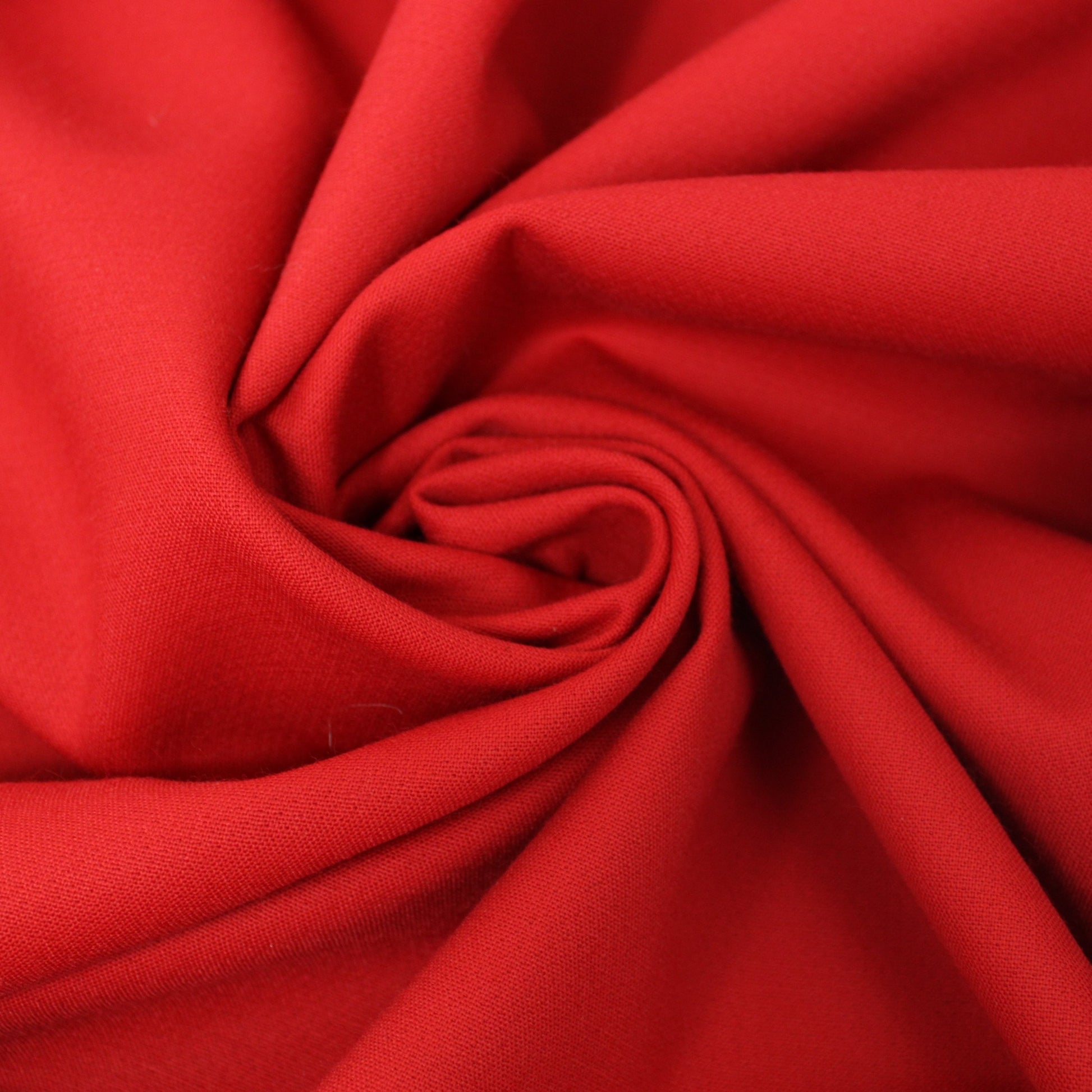 Tissu crêpe de laine - rouge - photo 1/3 | So Tissus