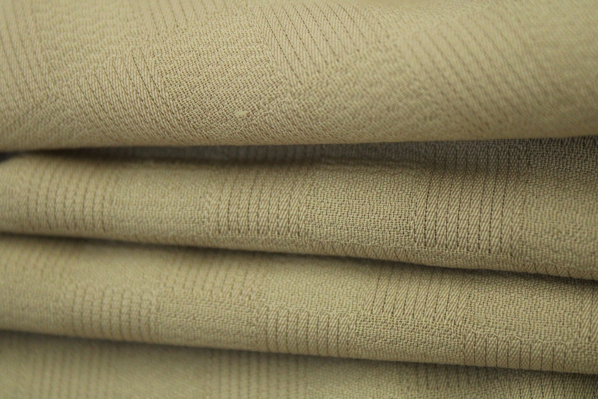Tissu crêpe de laine - à carreaux ton sur ton - sable - photo 2/5 | So Tissus
