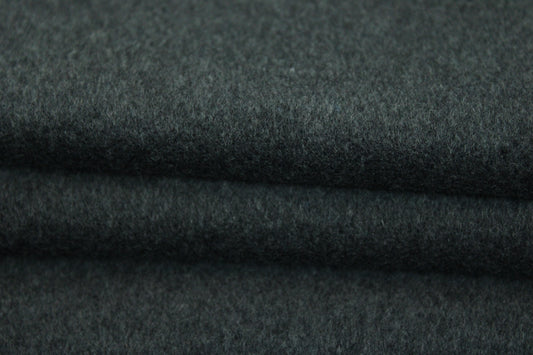 Tissu drap de laine - gris foncé - photo 2/3 | So Tissus