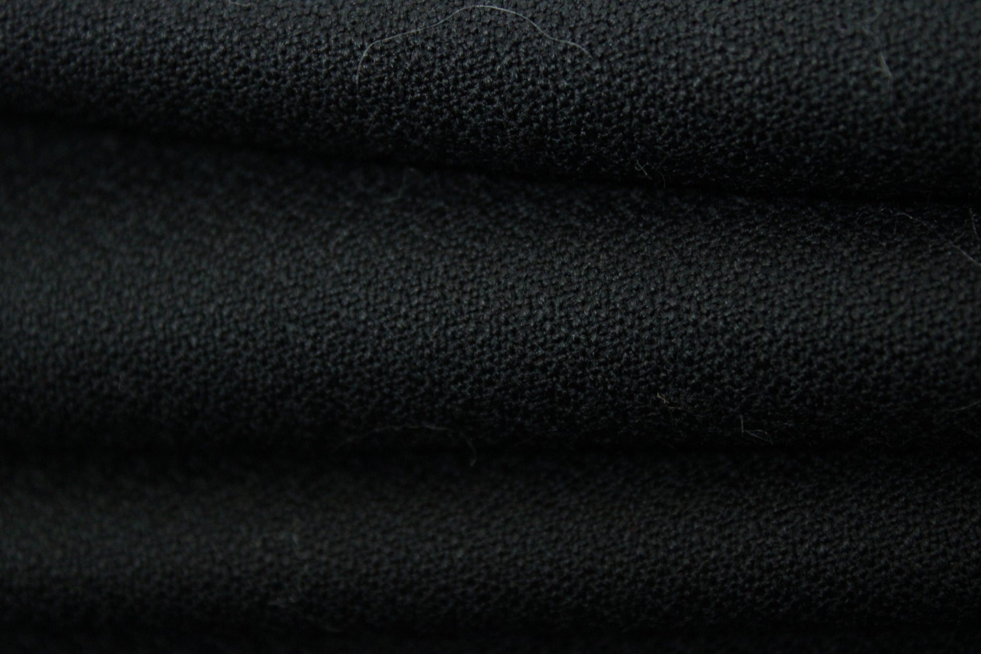 Tissu crêpe de laine - noir - photo 2/4 | So Tissus