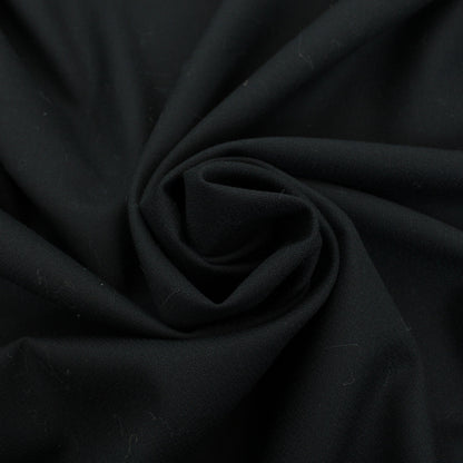 Tissu crêpe de laine - noir - photo 1/4 | So Tissus