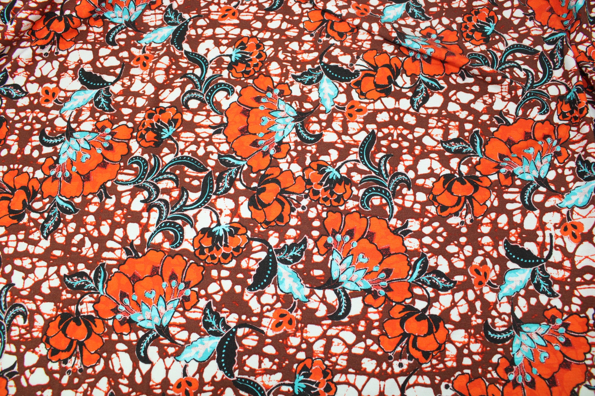 Tissu maille jersey viscose - imprimé grosses fleurs - photo 5/5 | So Tissus