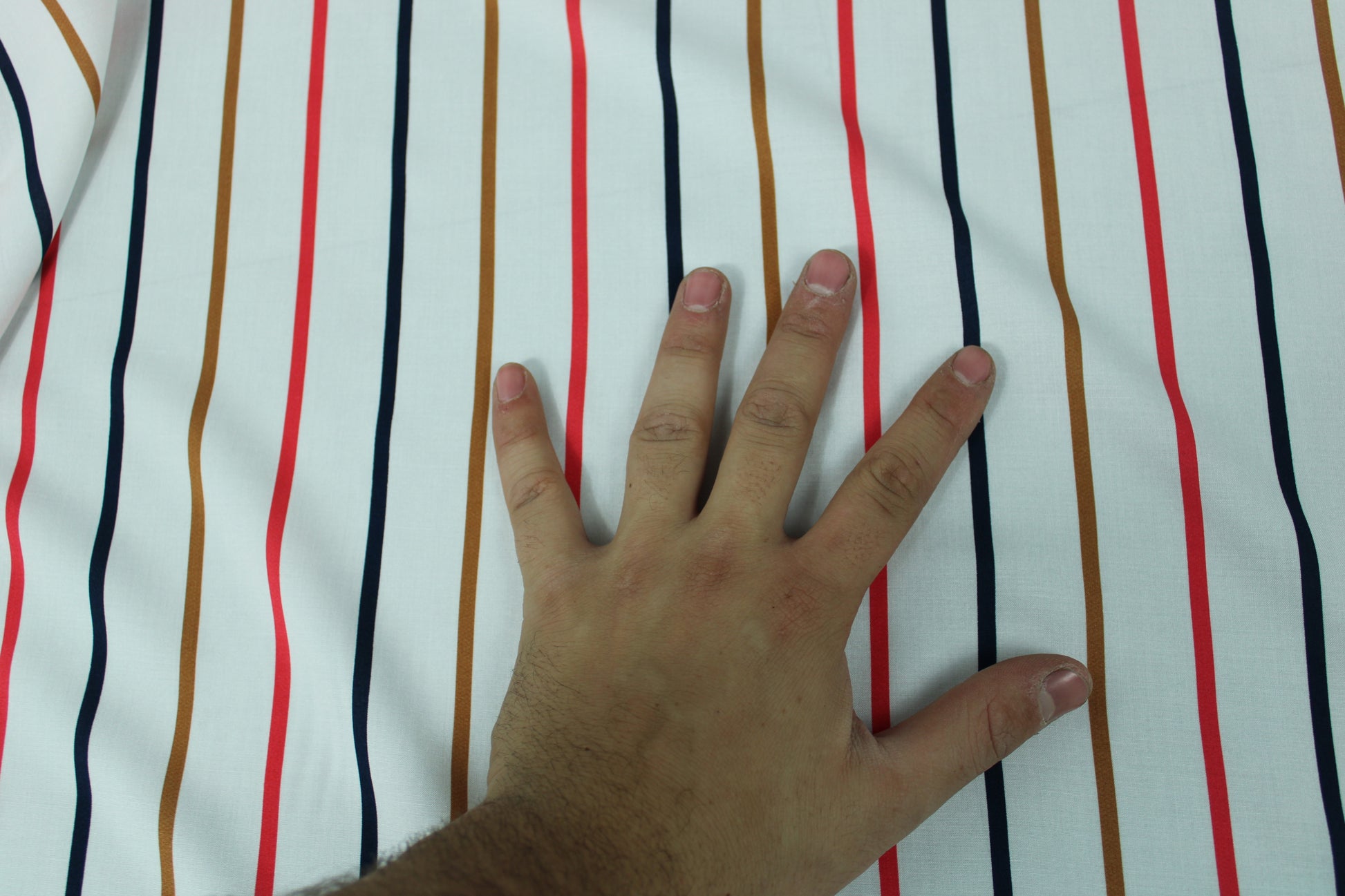 Tissu javanaise de viscose - à rayures - photo 4/4 | So Tissus