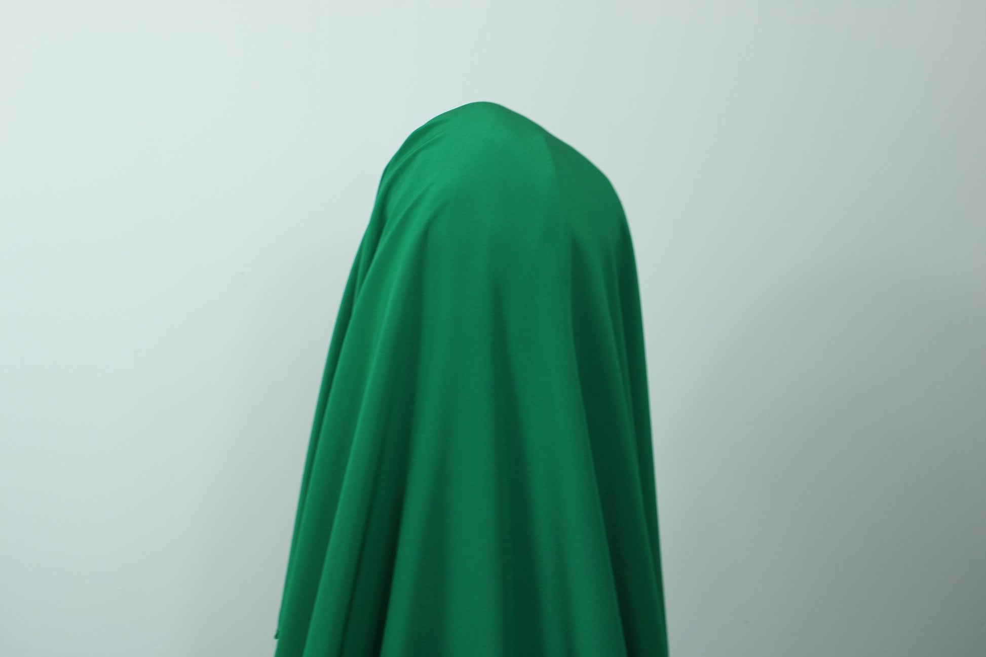 Coupon de 1,4 mètre - crêpe de chine 100% soie - vert - photo 3/3 | So Tissus