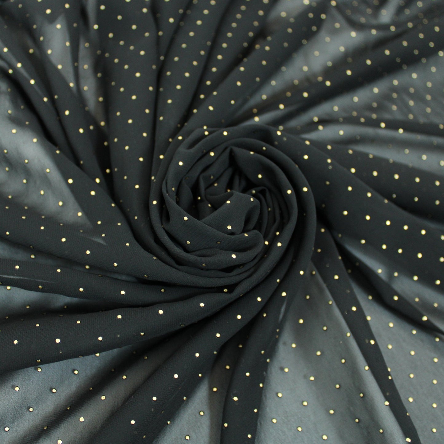 Tissu plumetis - noir et doré - photo 1/5 | So Tissus