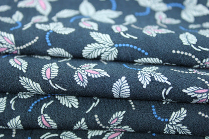 Tissu crêpon viscose - petite fleurs - photo 2/4 | So Tissus