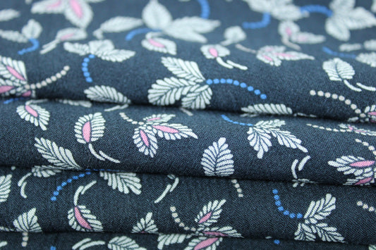 Tissu crêpon viscose - petite fleurs - photo 2/4 | So Tissus