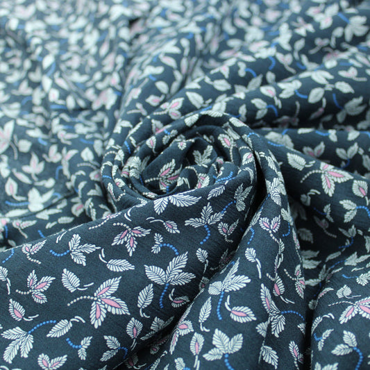 Tissu crêpon viscose - petite fleurs - photo 1/4 | So Tissus