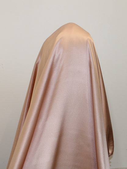 Tissu satin de soie 100% - nude - photo 3/3 | So Tissus