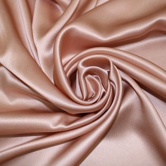 Tissu satin de soie 100% - nude - photo 1/3 | So Tissus