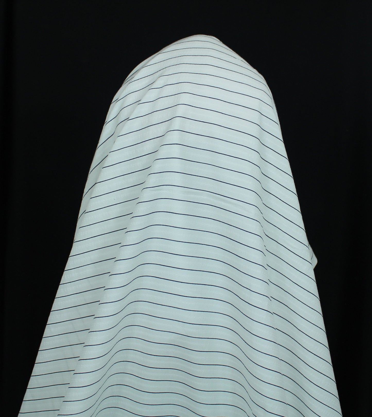 Tissu javanaise de viscose - à rayures noires - photo 3/4 | So Tissus