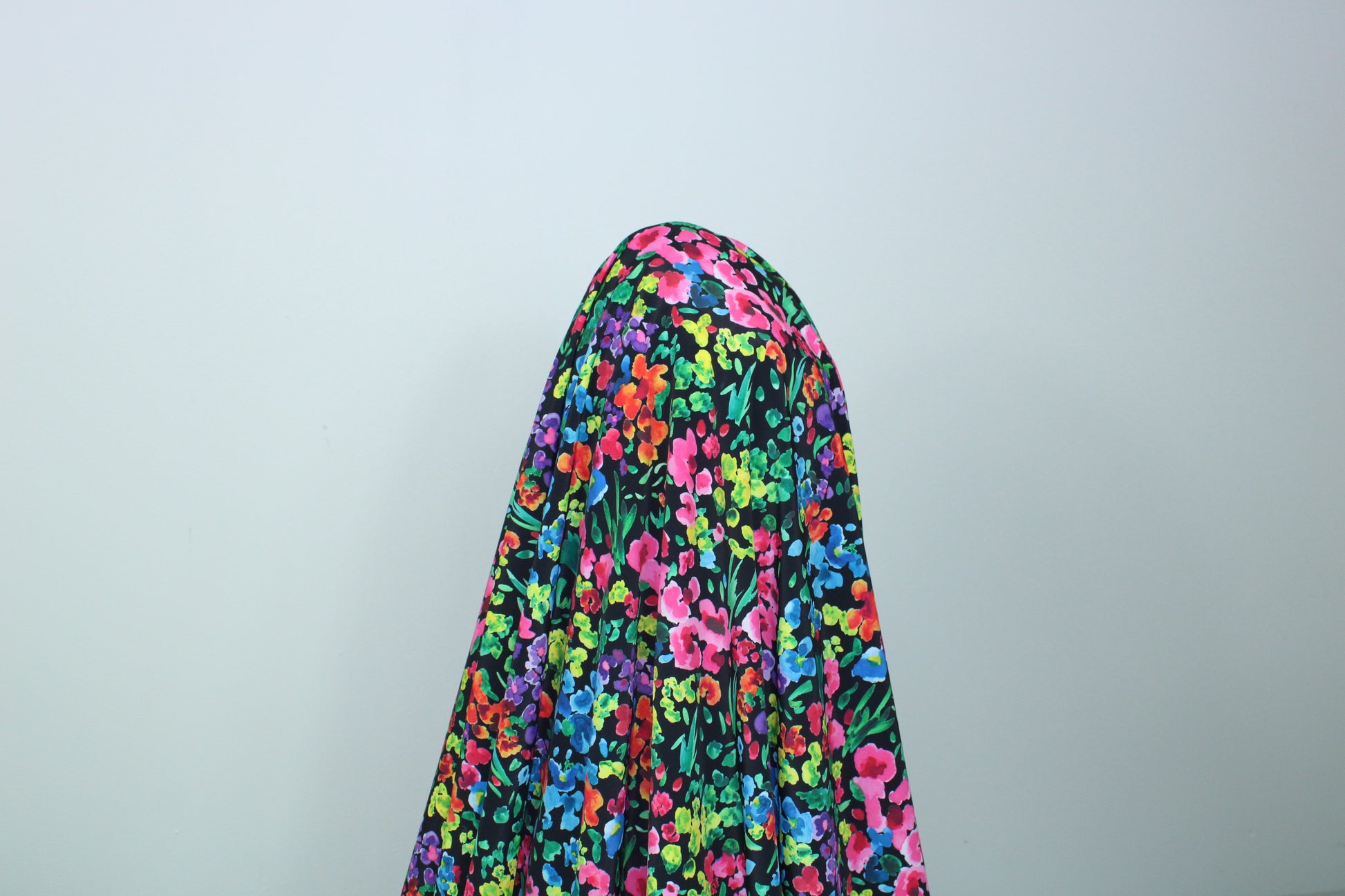 Tissu crêpe - imprimé fleuri multicolore - photo 3/4 | So Tissus