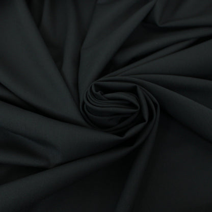 Tissu sergé stretch - noir - photo 1/3 | So Tissus