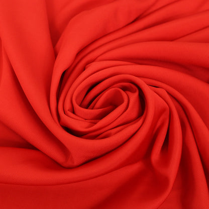 Tissu twill viscose - rouge - photo 1/3 | So Tissus