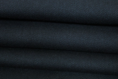Tissu toile coton - bleu marine - photo 2/3 | So Tissus
