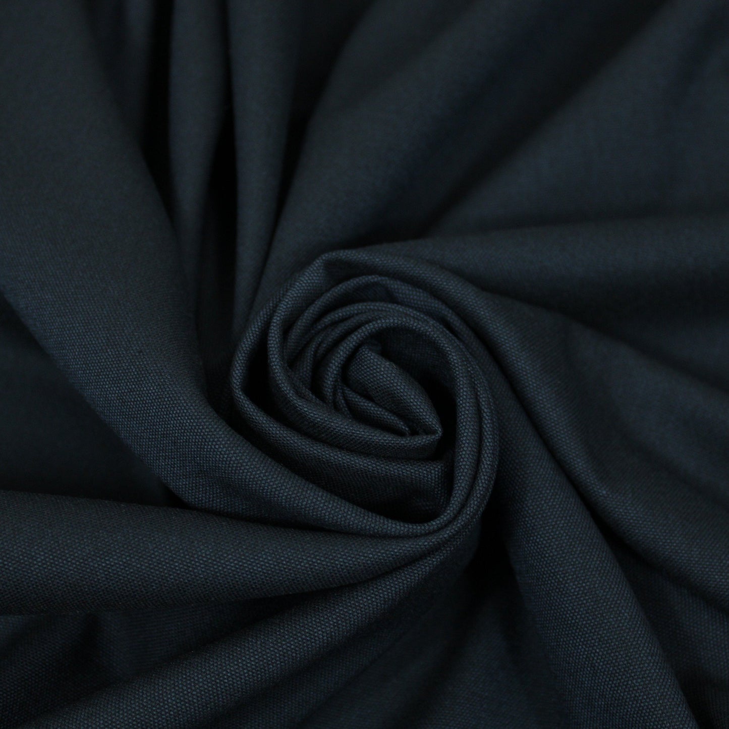 Tissu toile coton - bleu marine - photo 1/3 | So Tissus