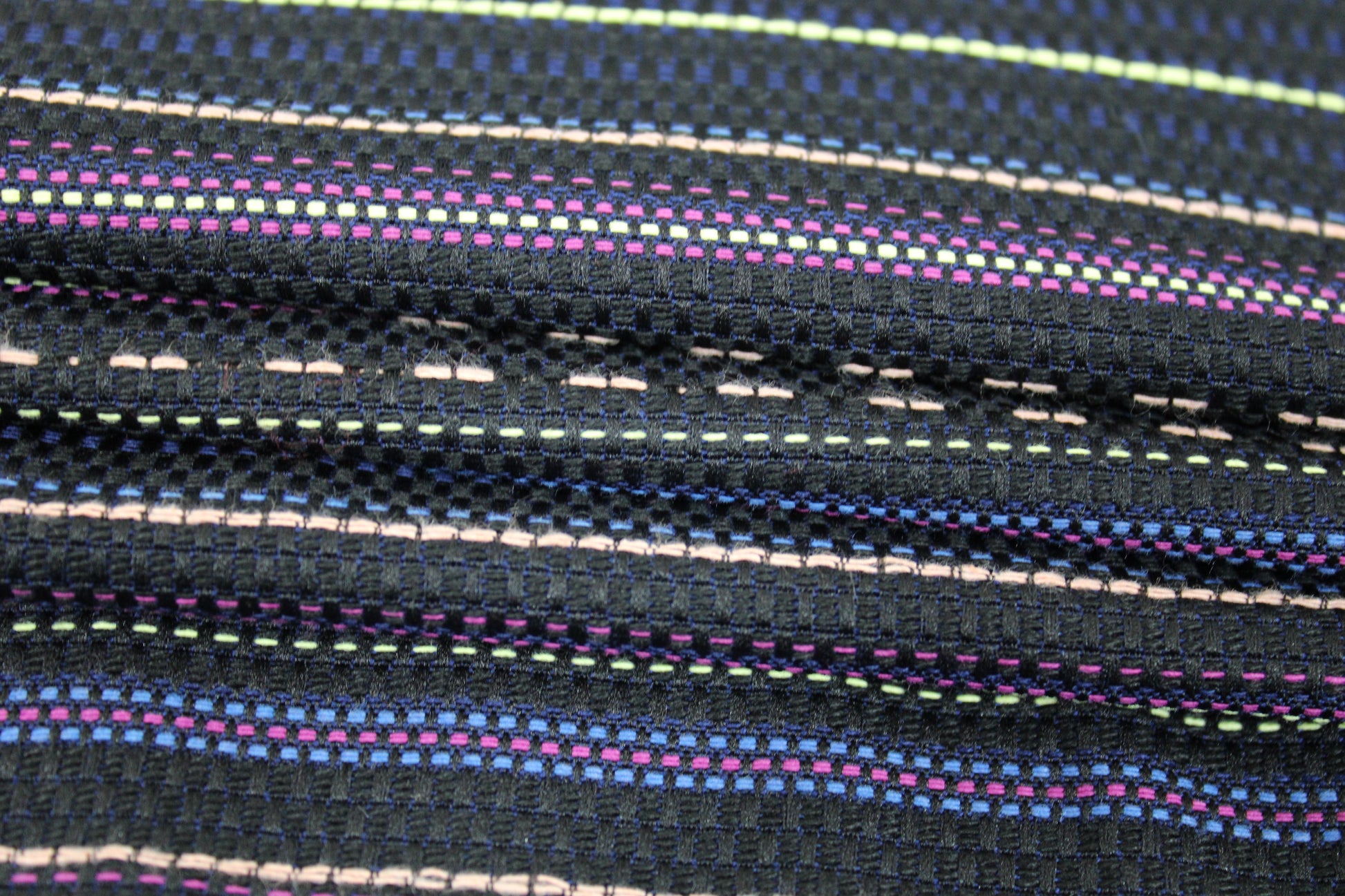 Tissu tweed à rayures - ton noir - photo 2/4 | So Tissus
