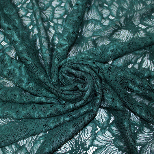 Tissu dentelle - vert sapin - photo 1/5 | So Tissus