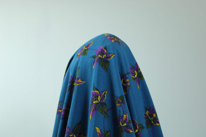 Tissu javanaise de viscose - imprimé fleuri - photo 4/4 | So Tissus
