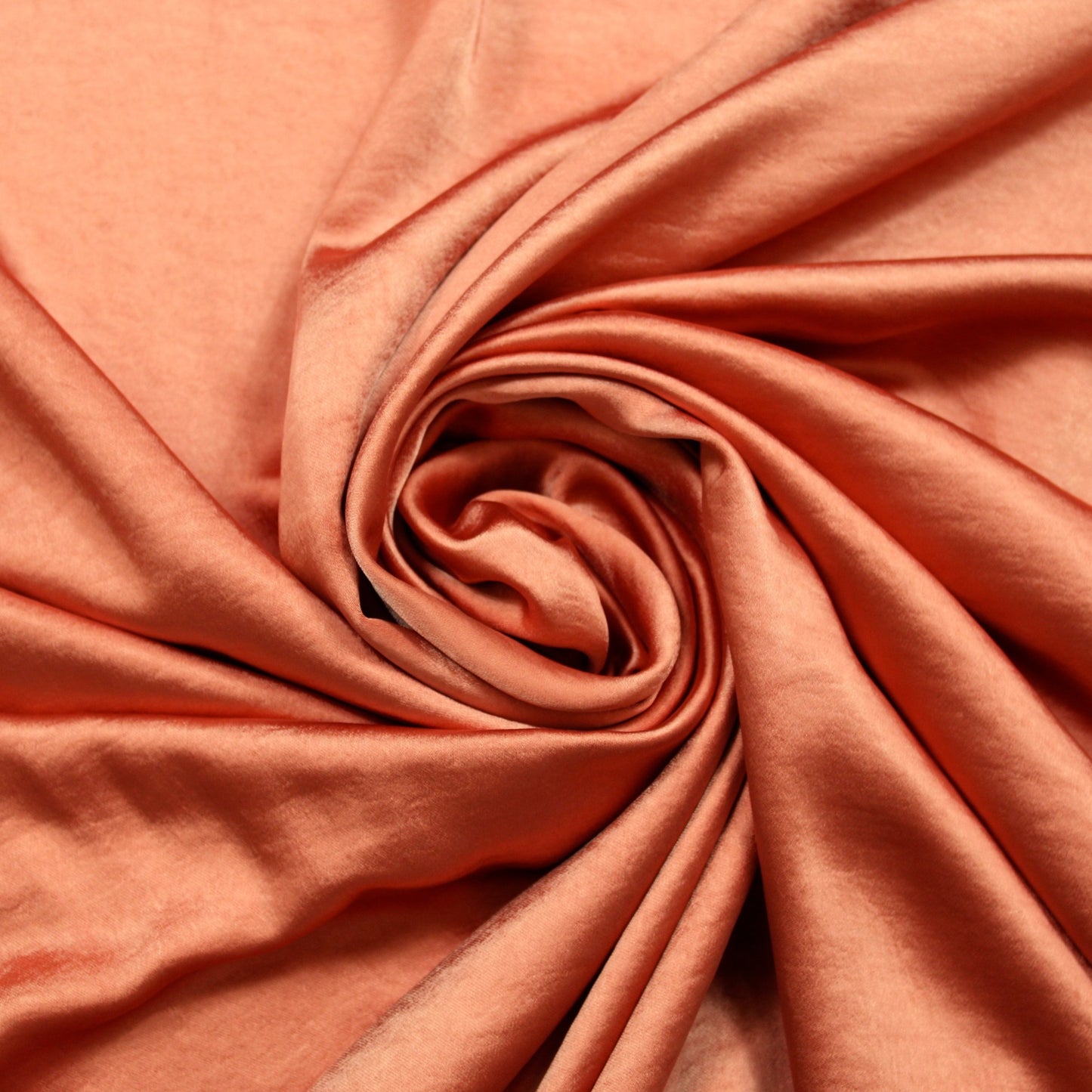 Tissu satin - rose orangé - photo 1/3 | So Tissus