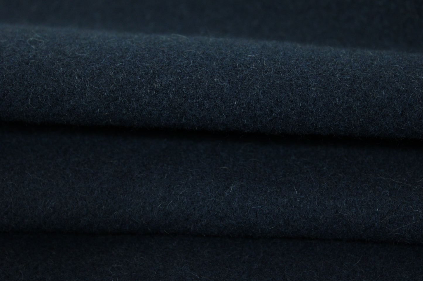 Tissu drap de laine - bleu marine - photo 2/3 | So Tissus