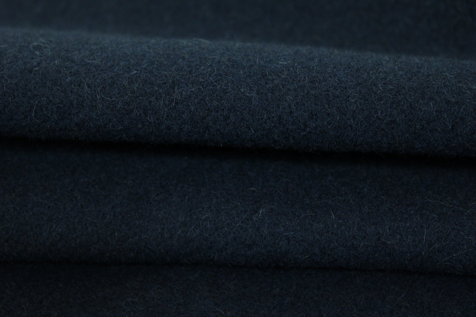 Tissu drap de laine - bleu marine - photo 2/3 | So Tissus