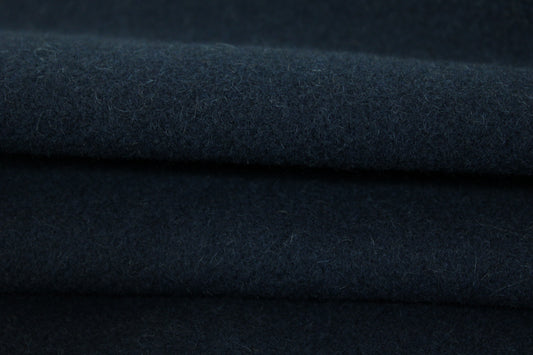 Tissu drap de laine - bleu marine - photo 2/3 | So Tissus