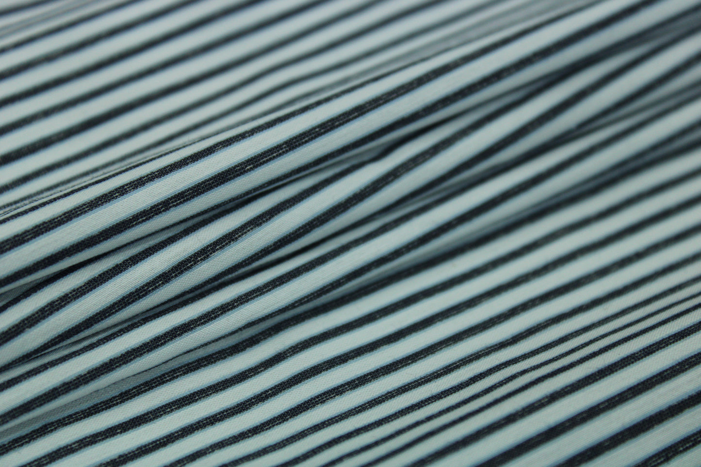 Tissu popeline coton - blanc à rayures - photo 2/3 | So Tissus