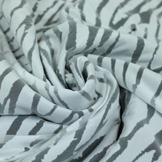 Tissu maille dévorée - zébré - photo 1/5 | So Tissus