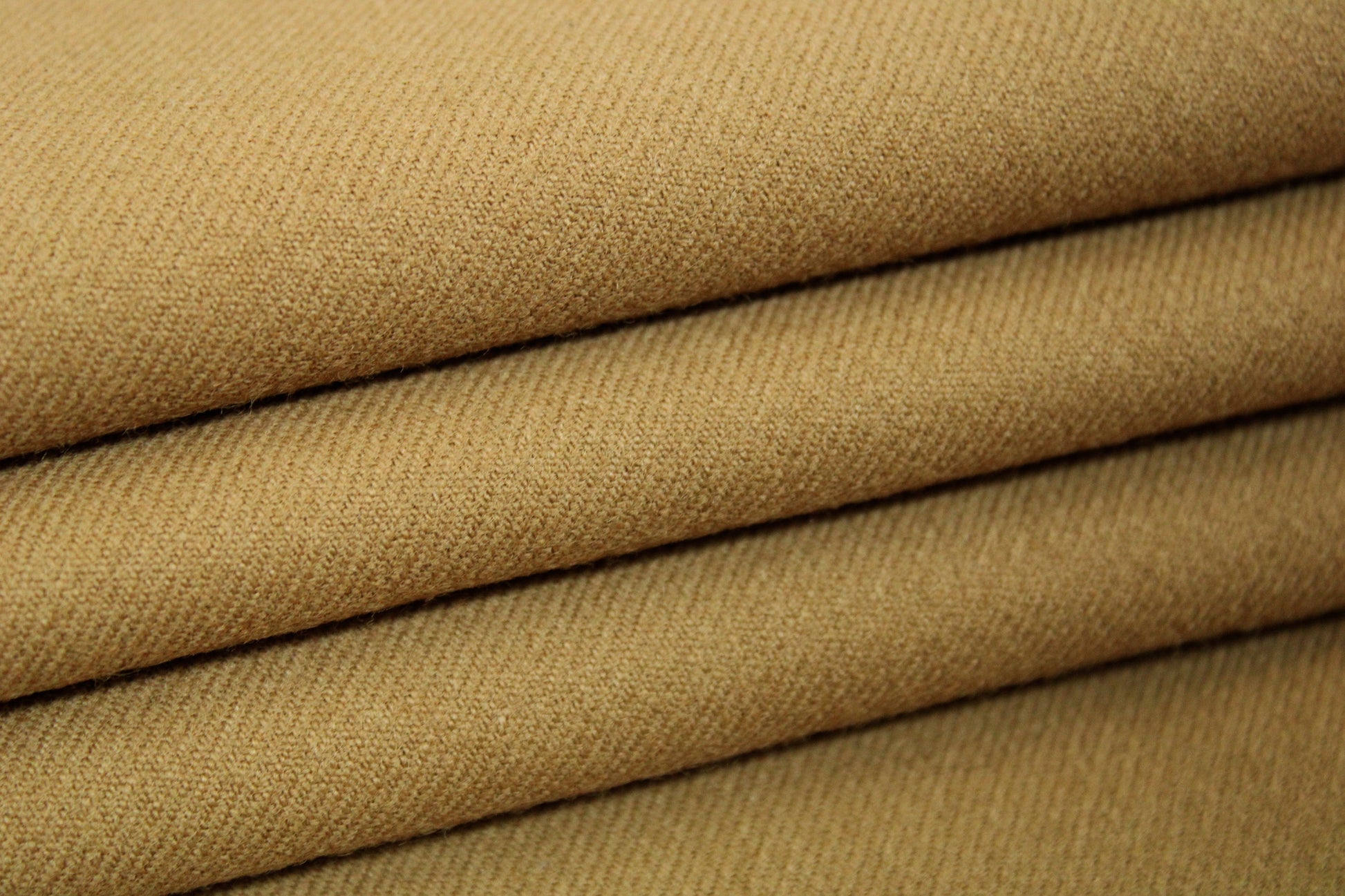 Tissu toile piqué laine et coton - beige - photo 2/3 | So Tissus