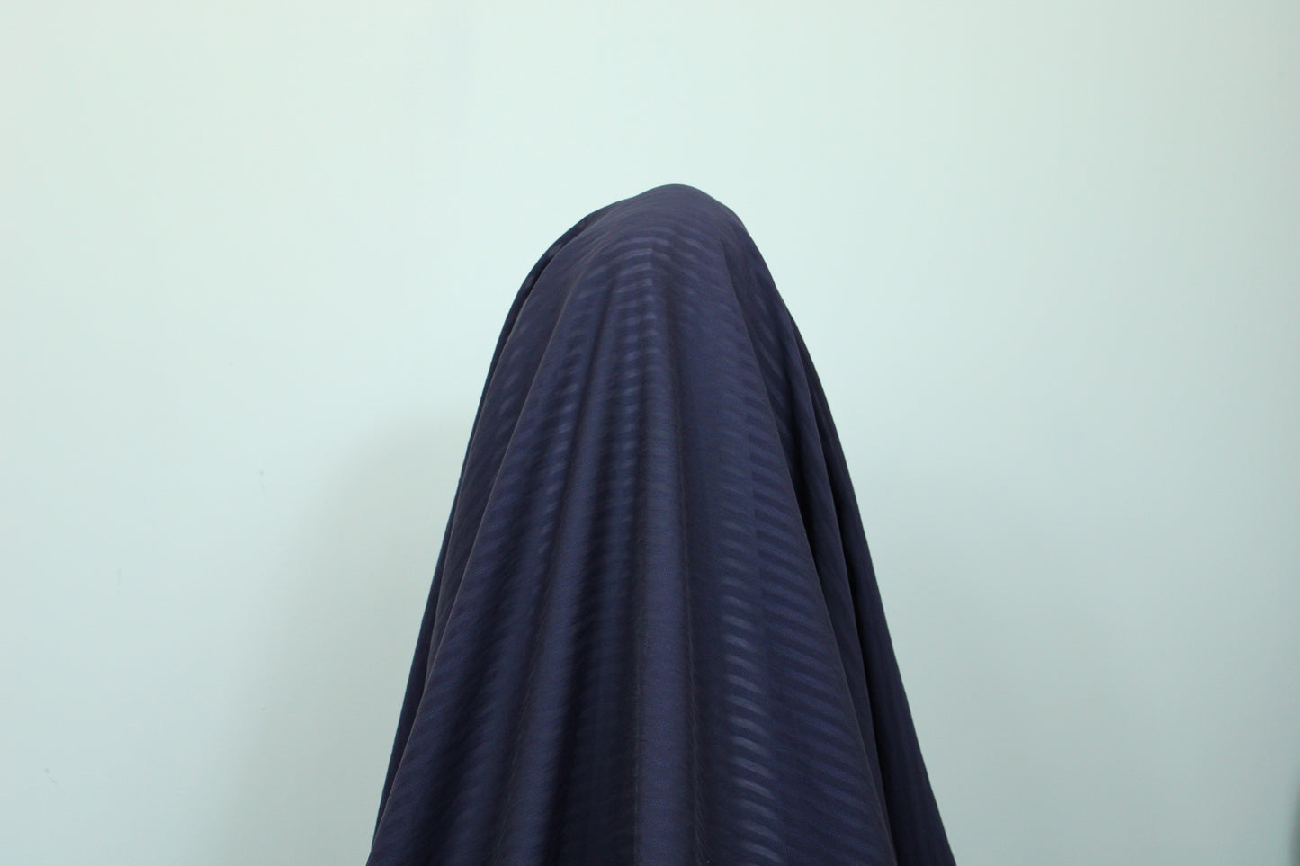 Tissu voile de viscose- à rayures - violet - photo 3/3 | So Tissus