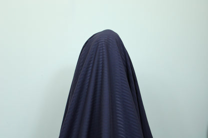 Tissu voile de viscose- à rayures - violet - photo 3/3 | So Tissus