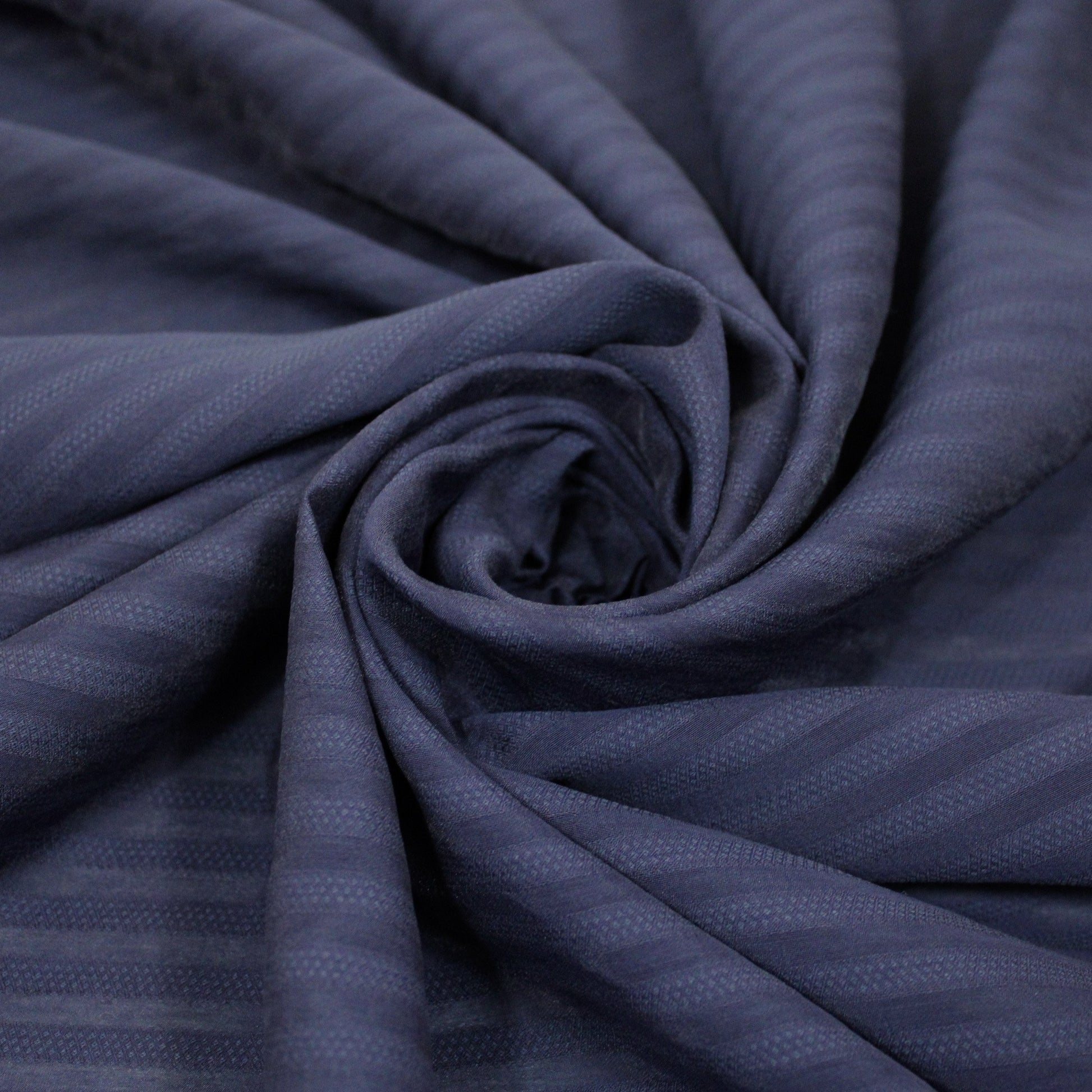 Tissu voile de viscose- à rayures - violet - photo 1/3 | So Tissus