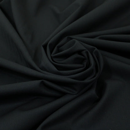 Tissu coton stretch - noir - photo 1/3 | So Tissus