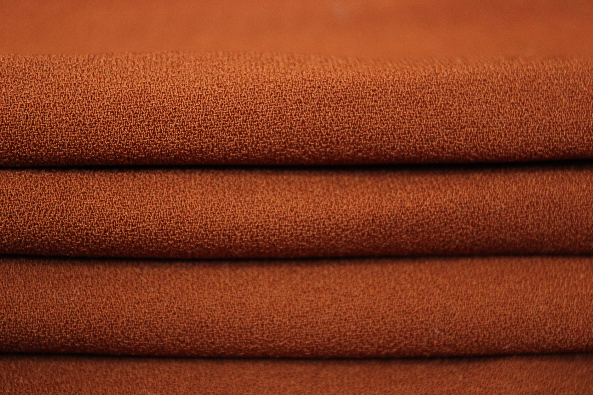 Tissu crêpe - terracotta - photo 2/3 | So Tissus