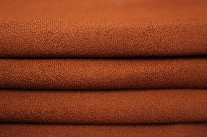 Tissu crêpe - terracotta - photo 2/3 | So Tissus